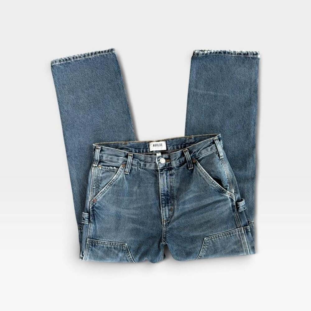 AGOLDE Rami Carpenter Jeans | Repetition Vintage Mid Wash | Womens Size 26